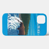 Beer Gevist in de rivier de Skagway, Alaska Case-Mate iPhone Case (Achterkant (horizontaal))