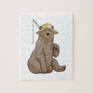 Beer Gevist met Geviste staaf Legpuzzel