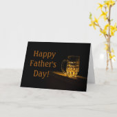 Beer Glass Father's Day Kaart (Gele Bloem)