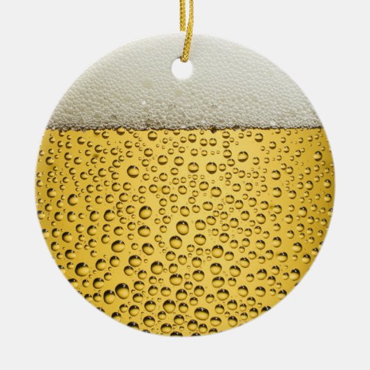 Beer Glass Keramisch Ornament (Voorkant)