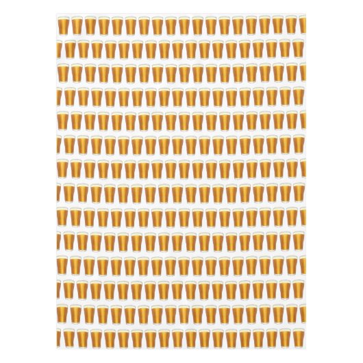Beer Glass Pint Ale Lager Bar Pub Beverage Drink Tafelkleed (Voorkant)