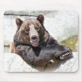 Beer glimlachen muismat (Voorkant)