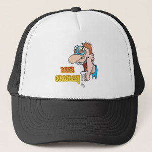 BEER GOGGLES grappig drink ontwerp Trucker Pet