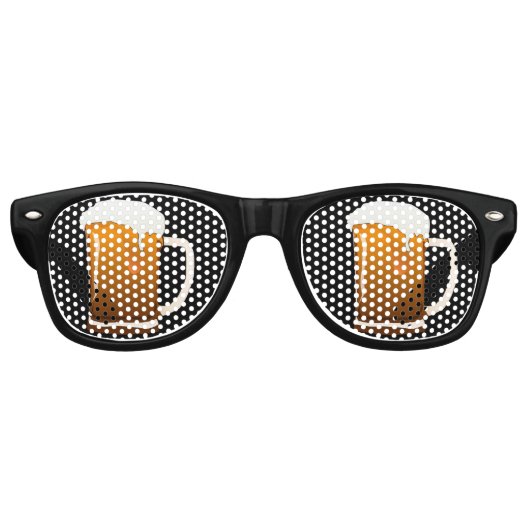 Beer Goggles Retro Zonnebril (Voorkant)