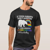 Beer Gratis Pap Hugs LGBT Flag Regenboog LGBTQ Vad T-shirt (Voorkant)