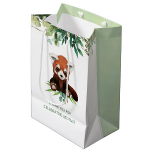Beer Greenery Waterverf Neutraal Baby shower Favor Medium Cadeauzakje