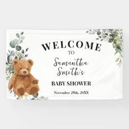 Beer Greenery WelkomstBaby shower Spandoek