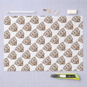 Beer Grizzly Brown Rustic Woodland Animals Pattern Tissuepapier (Craft)