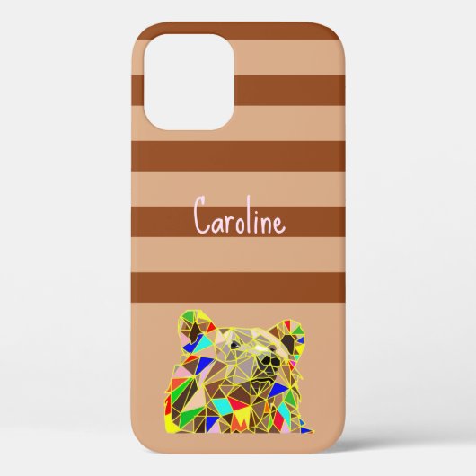  Beer Grizzly Kleurrijk Case-Mate iPhone Case (Achterkant)
