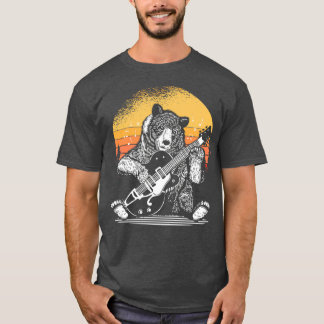 Beer Guitar Grizzly Beer 1 T-shirt
