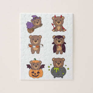 Beer Halloween Witch Devil Pumpkin Vampire Costuum Legpuzzel