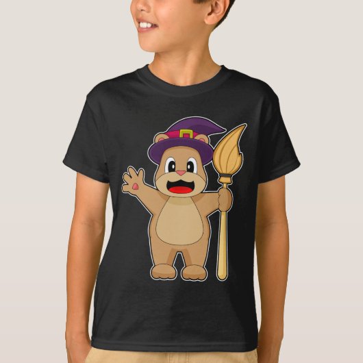 Beer Halloween Witch T-shirt (Voorkant)