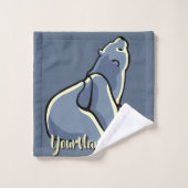 Beer handdoekjes Aangepaste polaire Beren handdoek (Wasdoekje)