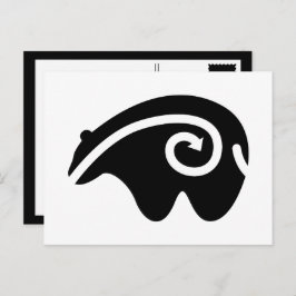 beer hartlijn briefkaart