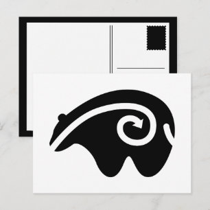 beer hartlijn briefkaart