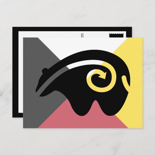 beer hartlijn briefkaart (Voorkant / Achterkant)