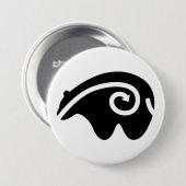 beer hartlijn ronde button 7,6 cm (Voorkant /achterkant)