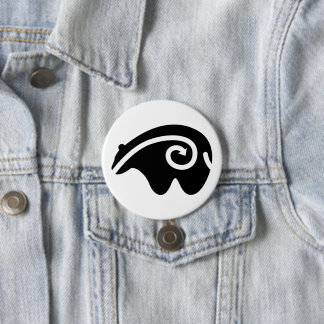 beer hartlijn ronde button 7,6 cm