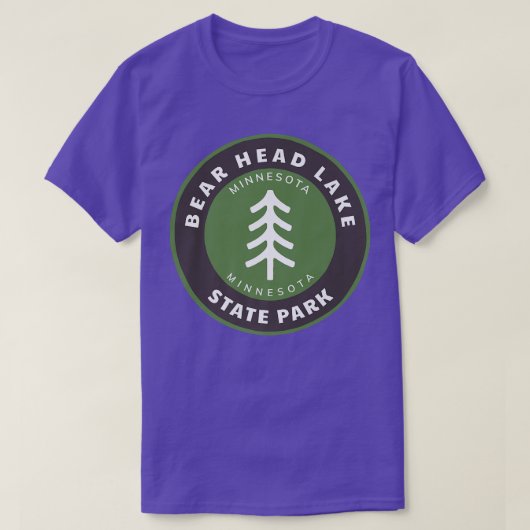 Beer Head Lake State Park Minnesota MN Forest Tree T-shirt (Design voorkant)