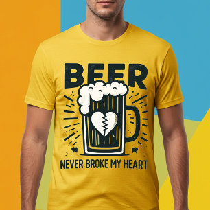 Beer heeft nooit mijn hart gebroken t-shirt
