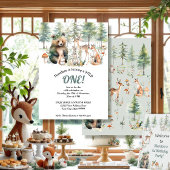 Beer Herten Forest Woodland Leuke Dieren Verjaarda Kaart