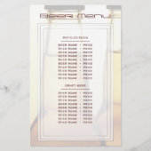 Beer het Beer Menu (Voorkant)