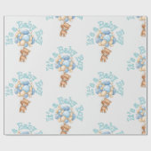 Beer Het is een jongen Cadeaupapier (Vlak)