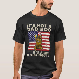 Beer Het is geen vader, maar een vader figuur VS F T-shirt