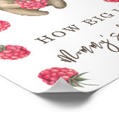 BEER - Hoe groot is mama's buik Poster (Hoek)