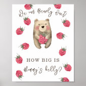 BEER - Hoe groot is mama's buik Poster (Voorkant)