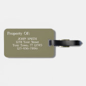 Beer Hops Brewery Home Brew Hop Head Bagagelabel (Achterkant horizontaal)