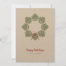 Beer Hops Fotokerstkaart