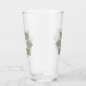 Beer Hops Kerstmonogram Glas (Rechts)