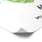 Beer Hops Waterverf Schilderen Poster (Hoek)