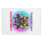 Beer houdt van muziek kussensloop (Achterkant)