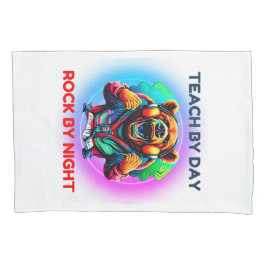 Beer houdt van muziek kussensloop