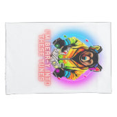 Beer houdt van muziek kussensloop (Voorkant-Rechts)