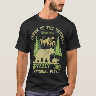 Beer houdt van Queen of the Tetons Grizzly 399 T-shirt
