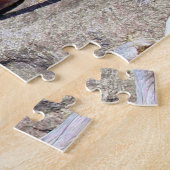 Beer Hout Carving Oregon. kerstcadeautjes Legpuzzel (Zijkant)