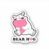 Beer Hug Custom-Cut Vinyl Sticker (Voorkant)