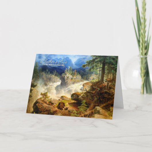 Beer Hugs Vaderdag Kaart (Voorkant)