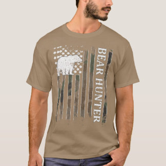 Beer Hunter American Flag Beer Hunting Lover Premi T-shirt