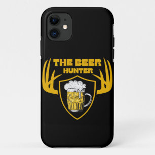 BEER HUNTER grappige bierminnaar, citaat iPhone 11 Hoesje