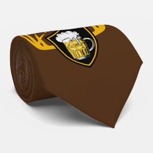 BEER HUNTER grappige bierminnaar, citaat Stropdas