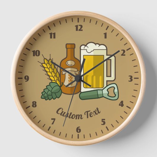 Beer Icons Clock (Voorkant)