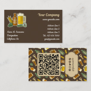 Beer Icons-Visitekaartje Visitekaartje