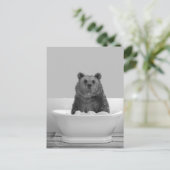 Beer in Bad Bubble Briefkaart (Staand voorkant)