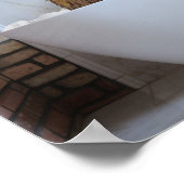 Beer in bad met Bathtub Bubble Poster (Hoek)