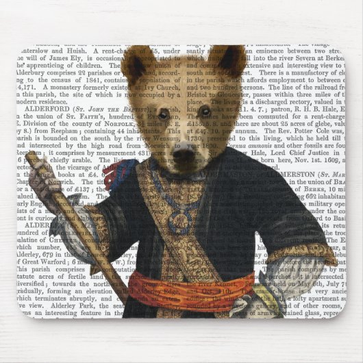 Beer in Blauwe Robes 2 Muismat (Voorkant)