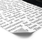 Beer in Blauwe Robes Poster (Hoek)